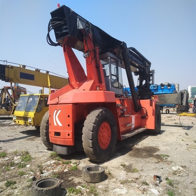 90% Kalmar Reach Stacker DRD450 Tower Crane 45 Ton Container Telescopic Handler
