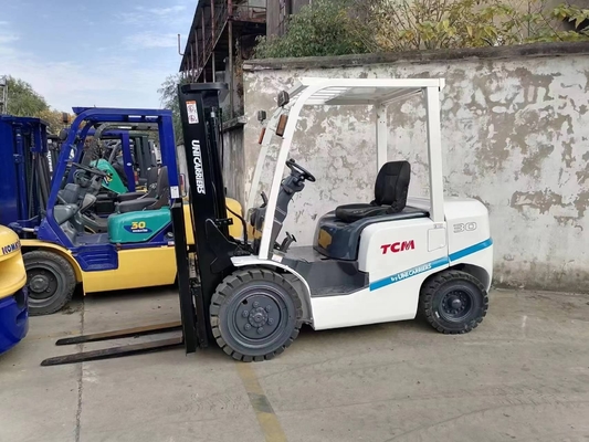 3ton TCM 30 Used Forklift with EPA Engine and Liyuan Hydraulic Pump in Wheel Machine