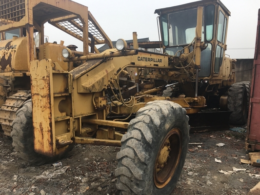Good Condition Double Drum Roller CAT 12G Used Land Flat Machine Grader from Japan