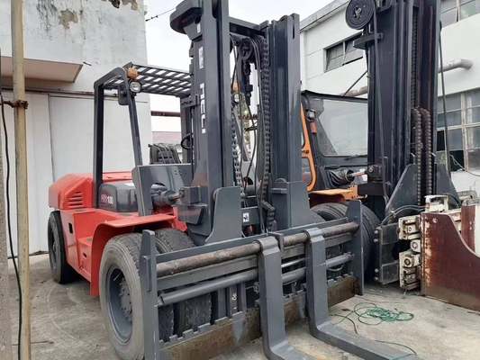 10ton Heli 100 Used Forklift with Original Paint and EPA Engine in Yellow