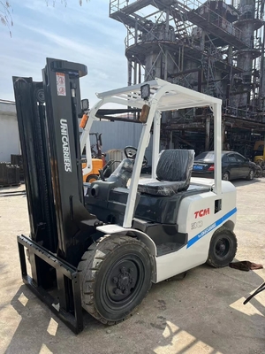 White Liyuan Hydraulic Pump TCM 3 Ton Second-Hand Forklift for in Good Condition