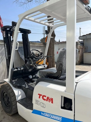 White Liyuan Hydraulic Pump TCM 3 Ton Second-Hand Forklift for in Good Condition