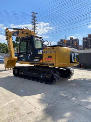 20000 kg Used Original Paint Diesel Digging Machine Crawler Excavator Caterpillar 320D