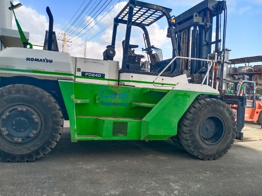 Heavy duty forklift Komatsu FD240 warehouse container used forklift truck for durable
