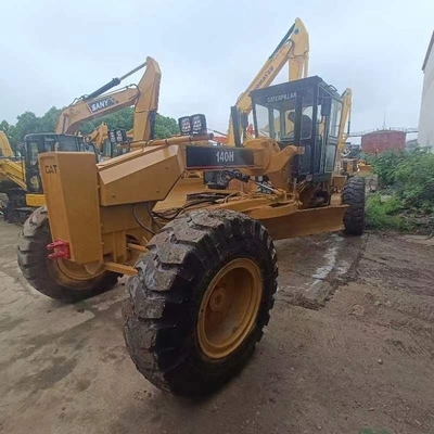 Used CAT140H Motor Graders with Road Tyres and Cummins Engine in Good Condition