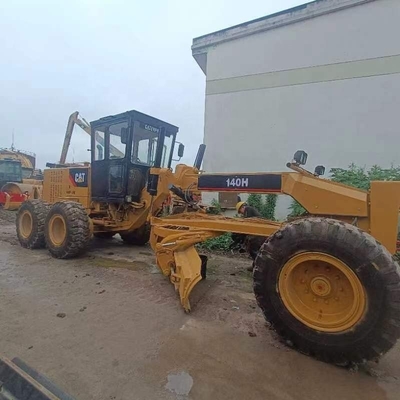 Used CAT140H Motor Graders with Road Tyres and Cummins Engine in Good Condition