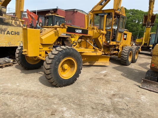 Second hand Caterpillar 140H Motor Grader with Cummins Engine 0-2000 Working Hours