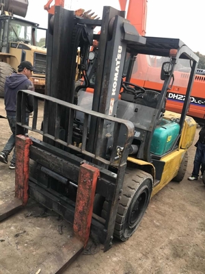 Max. Lifting Load 5TON Used Diesel Engine Hydraulic Pallet Lifting Forklift Komatsu FD50