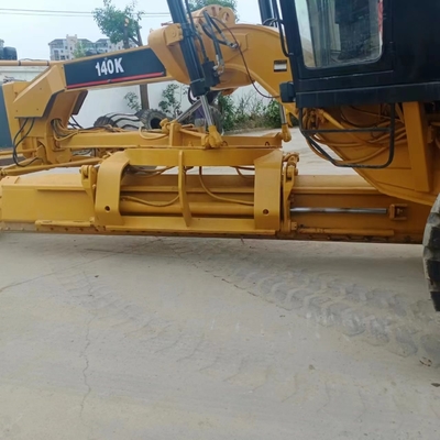 Secondhand CAT140K Motor Grader Original Color Used Engineering Construction Machinery