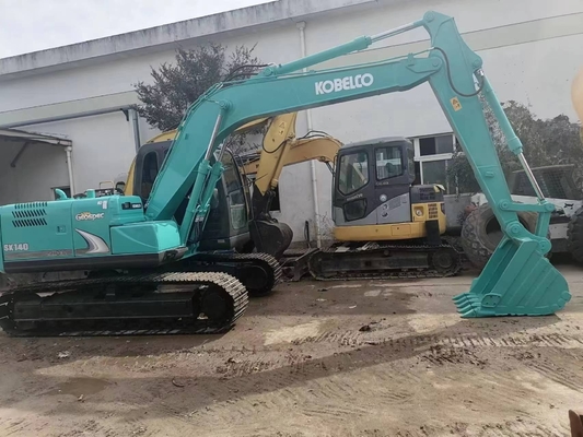 Used Kobelco SK140 Excavator with Original Paint and 0.1m3 Bucket Capacity from Japan