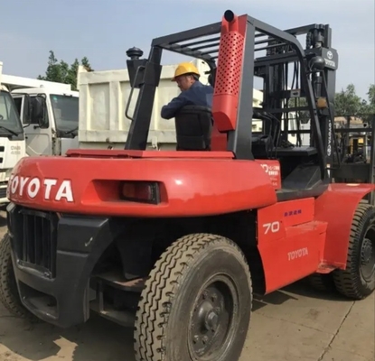 Japan Made 7ton Diesel Engine Forklift for TOYOTA FD70 Warehouse Container Secondhand