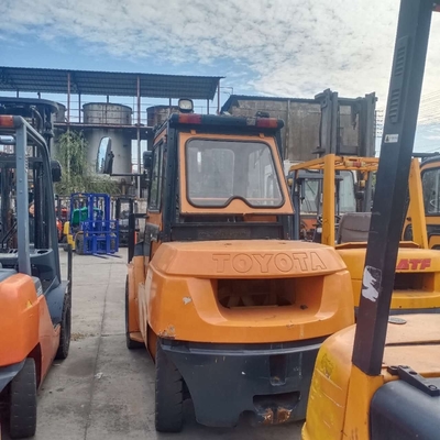 Secondhand 5ton Diesel Engine Forklift TOYOTA 50 for Warehouse Container Lifting