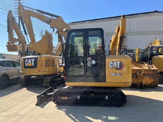 High Operating Efficiency 5.5ton Used Diesel Digger 305.5E2 with Japan Original Paint