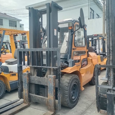 Secondhand 5ton Diesel Engine Forklift TOYOTA 50 for Warehouse Container Lifting