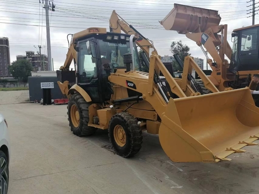 CAT 420F Backhoe Loader with Liyuan Hydraulic Valve from Japan 15Ton Operating Weight
