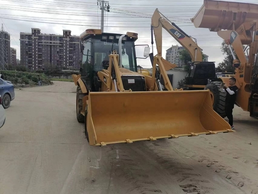 CAT 420F Backhoe Loader with Liyuan Hydraulic Valve from Japan 15Ton Operating Weight