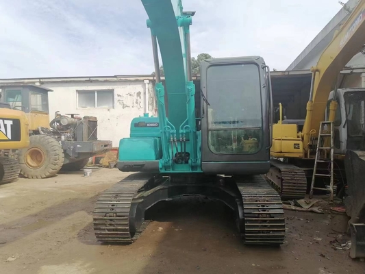 Original Japan 14T Excavator Kobelco SK140 in Shanghai Good Condition Crawler Digger