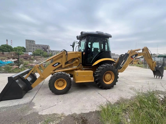 Used Original Paint Diesel Loader Caterpillar 420F with 2017 Nabtesco Hydraulic Valve