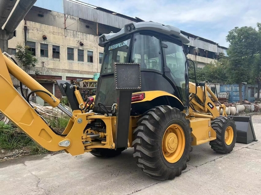 Used Original Paint Diesel Loader Caterpillar 420F with 2017 Nabtesco Hydraulic Valve
