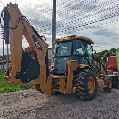 Original Japan 9TON EPA Engine cummis Hydraulic Backhoe loader CAT 420F in Shanghai