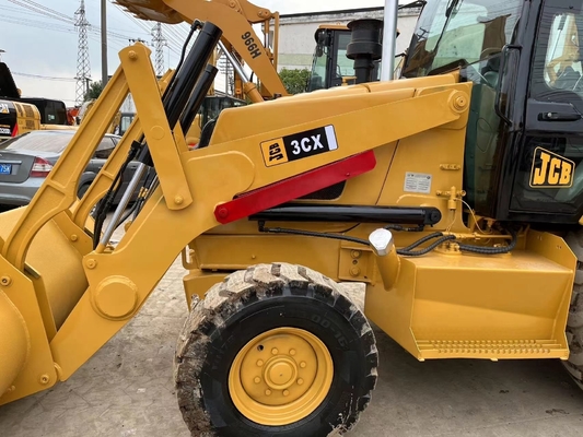 Used Japan Original Paint Loader JCB 3CX High Operating Efficiency HINO Engine