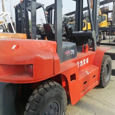 7Ton Mini Diesel Forklift CPCD70 with Attachment Original Color and Hot Competition