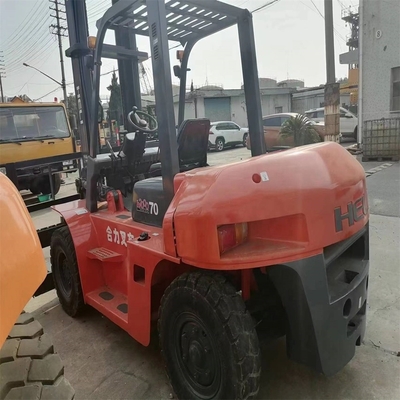7Ton Mini Diesel Forklift CPCD70 with Attachment Original Color and Hot Competition
