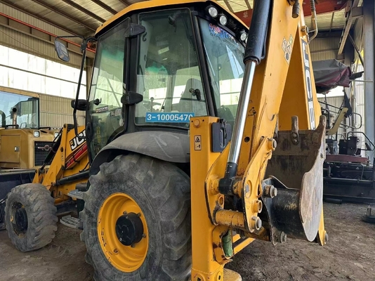 Japan Original Paint JCB 3CX Backhoe Loader with CAT Engine in Excellent Condition