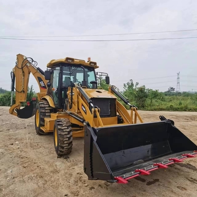 Japan Original Paint Used Backhoe Loader HINO Engine 20ton Caterpillar 420F for Sal