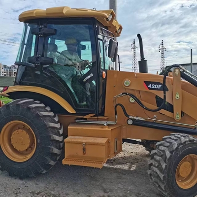 7Ton Rated Load Second-hand Loader Used Caterpillar CAT 420F at Affordable from Japan