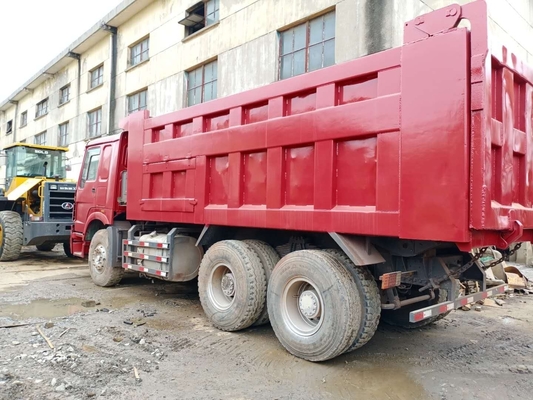 Used Dump Truck HOWO 375 with Original Paint and EPA Engine from Japan at Restaurant
