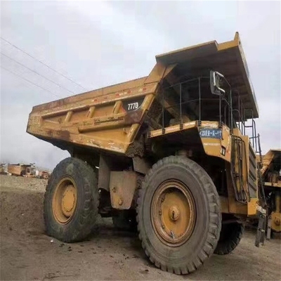 77700 KG Used Caterpillar CAT 777D Mining Rock Truck in Excellent Working Condition