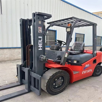 0-2000 Working Hours Used Heli CPCD30 3Ton Diesel Forklift Truck for Easy Operation
