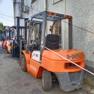 90% Second-hand Truck HELI K35 3.5TON Lifting Forklift with Original Paint and Good