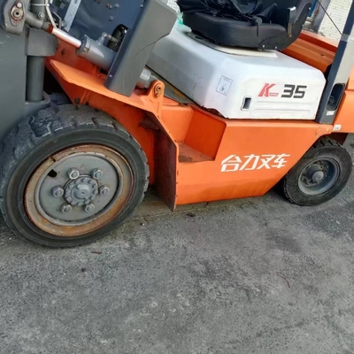 90% Second-hand Truck HELI K35 3.5TON Lifting Forklift with Original Paint and Good