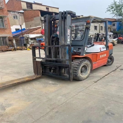 K50 5 Ton Diesel Forklift Heli Used Forklift Truck with 0-2000 Working Hours
