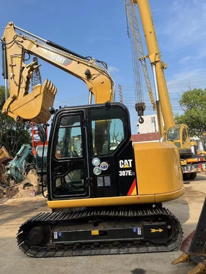 Original Japan CAT MINI Crawler Digger 307E2 Ton Excavator 7TON Operating Weight 27kW