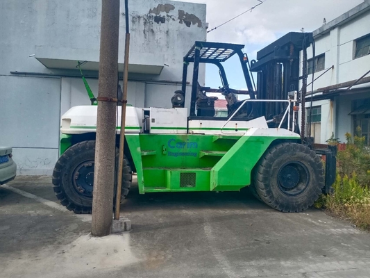 24000 KG Used KOMATSU Forklift FD240 Pallet Lifting Truck Manual Operation 24ton Truck