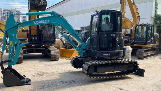 2021 Kobelco SK55R 5ton Excavator with Original Engine and Good Condition in Shanghai