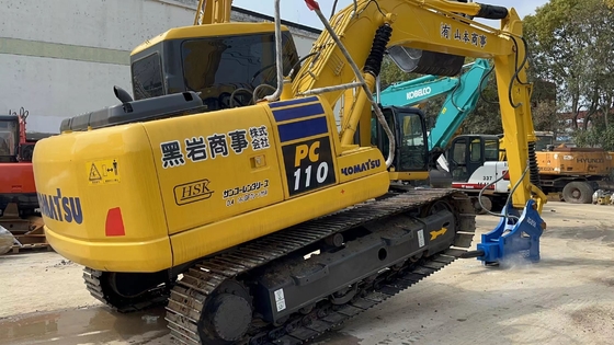 YANMAR Engine Used Original Japan 11T Mini Excavator Komatsu PC110 Crawler for Retail