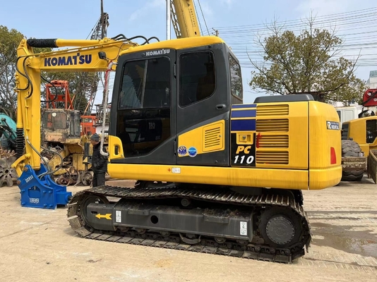 YANMAR Engine Used Original Japan 11T Mini Excavator Komatsu PC110 Crawler for Retail