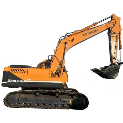 Used Hyundai Excavator 220lc-9s EPA Engine Shanghai 22T Crawler Digger at Affordable