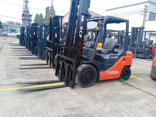 Customer Demanded Japan HELI FD30 Diesel Forklift 3ton Mini Secondhand Lifting Truck