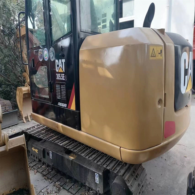 Cat 305.5E2 Crawler Hydraulic Mini Digger in Original Color for 5ton Operating Weight