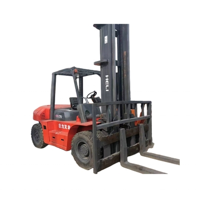 HELI FD70 Diesel Forklift High Working Efficiency 7ton Lifting Capacity Secondhand