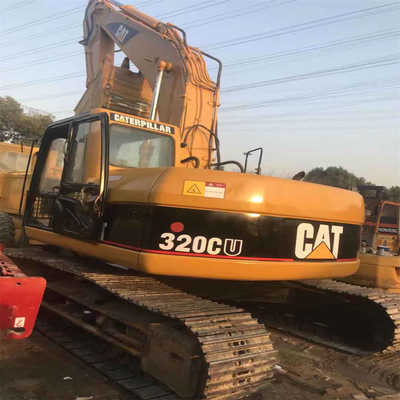Original Color Used Crawler Excavator 320CU with Good Condition and Bucket Capacity 0.8m3