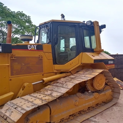 Good Condition CAT D5M Used Bulldozer Original Color Crawler Tractor at Affordable