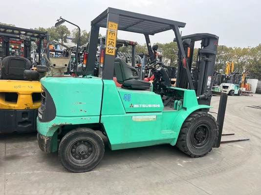 Used Mitsubishi FD40 Diesel Forklift with 4TON Max. Lifting Load in Good Condition