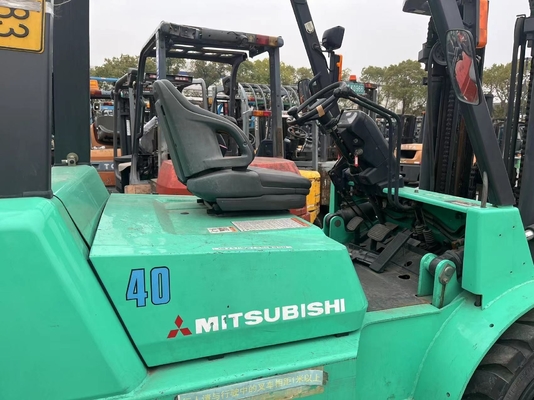 Used Mitsubishi FD40 Diesel Forklift with 4TON Max. Lifting Load in Good Condition