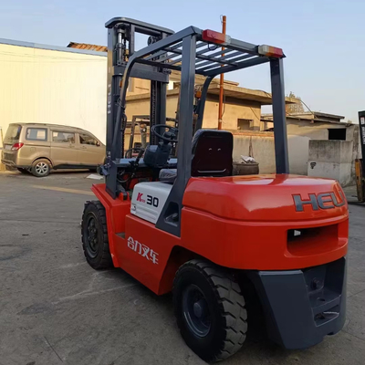 Original Color 3 Ton Second-hand HELI CPCD30 Diesel Forklift in Perfect Working Condition
